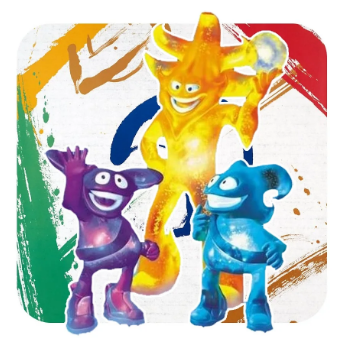 Ato, Kaz e Nik, mascotes da Copa de 2002