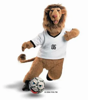 Goleo VI e Pille, mascotes da Copa de 2006