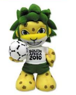 Zakumi, mascote da Copa de 2010